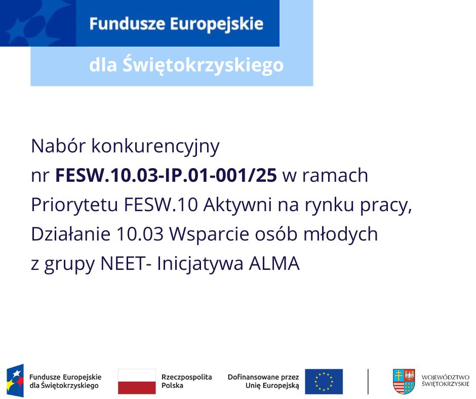 Zdjęcie artykułu Nr ogłoszenia: FESW.10.03-IP.01-001/25