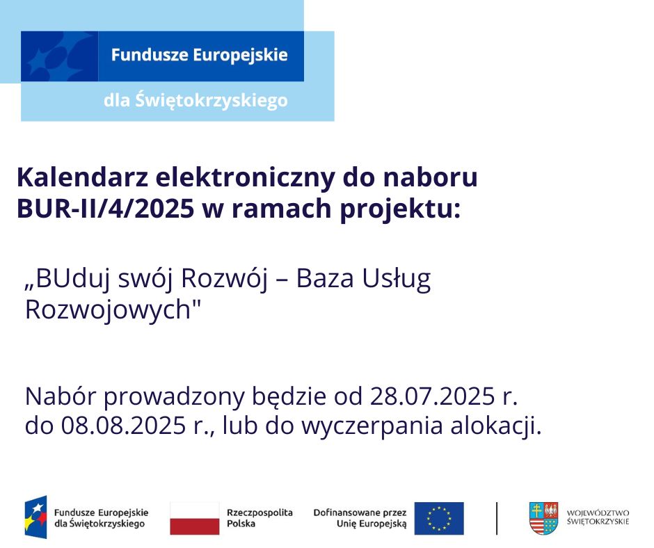 Zdjęcie artykułu Kalendarz rezerwacji działanie 10.09 DLA OSÓB INDYWIDUALNYCH