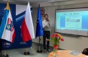 Na zdjęciu: przemawia doradca EURES w WUP, osoba kontaktowa Punktu Informacyjnego dla Uchodźców Przemysław Kowalczyk.