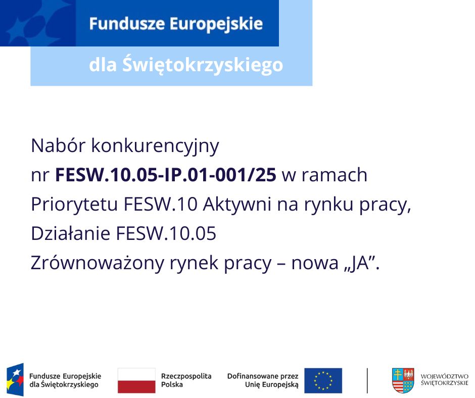 Zdjęcie artykułu W marcu ruszy nabór konkurencyjny w ramach Działania 10.05 – Zrównoważony rynek pracy – Nowa „JA”