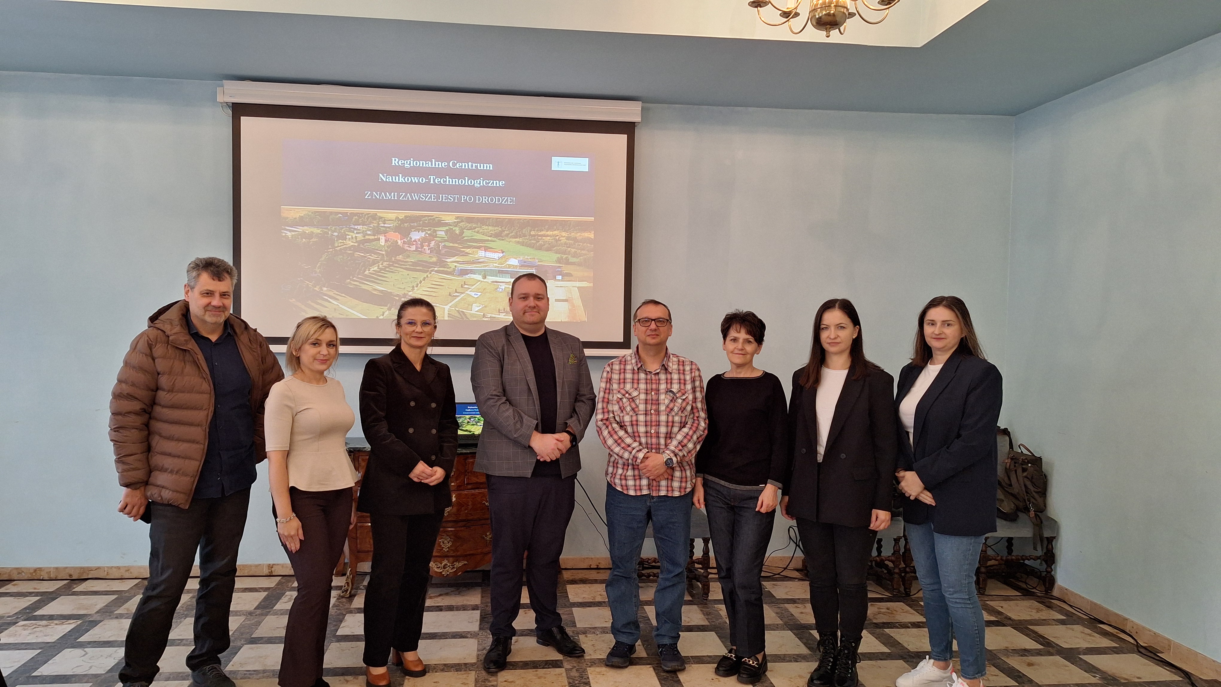 Wizyta studyjna w Regionalnym Centrum Naukowo – Technologicznym w Podzamczu Chęcińskim