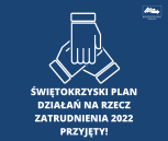 slider.alt.head Świętokrzyski Plan Działań na Rzecz Zatrudnienia 2022 przyjęty przez Zarząd Województwa