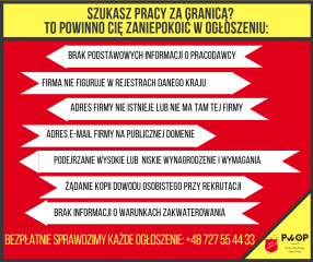 Zdjęcie artykułu BĄDŹ OSTROŻNY WYJEŻDŻAJĄC DO PRACY ZA GRANICĄ